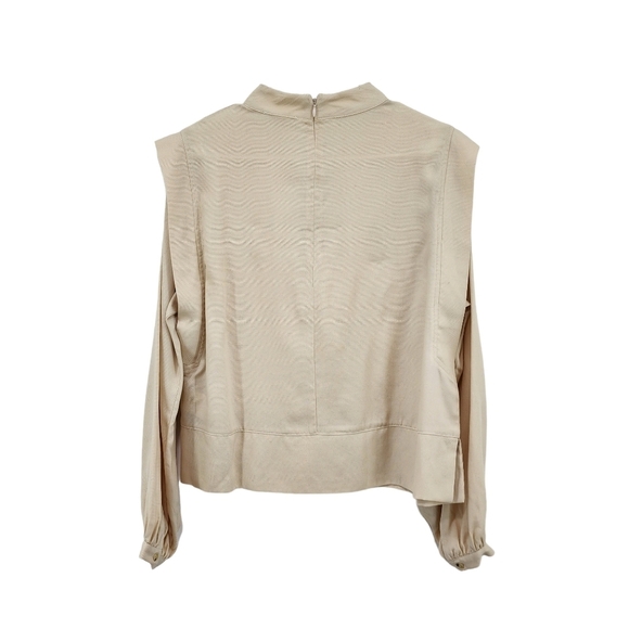 Esme Studios Women's Tencel High Neck Sweater - L - Picture 5 of 6